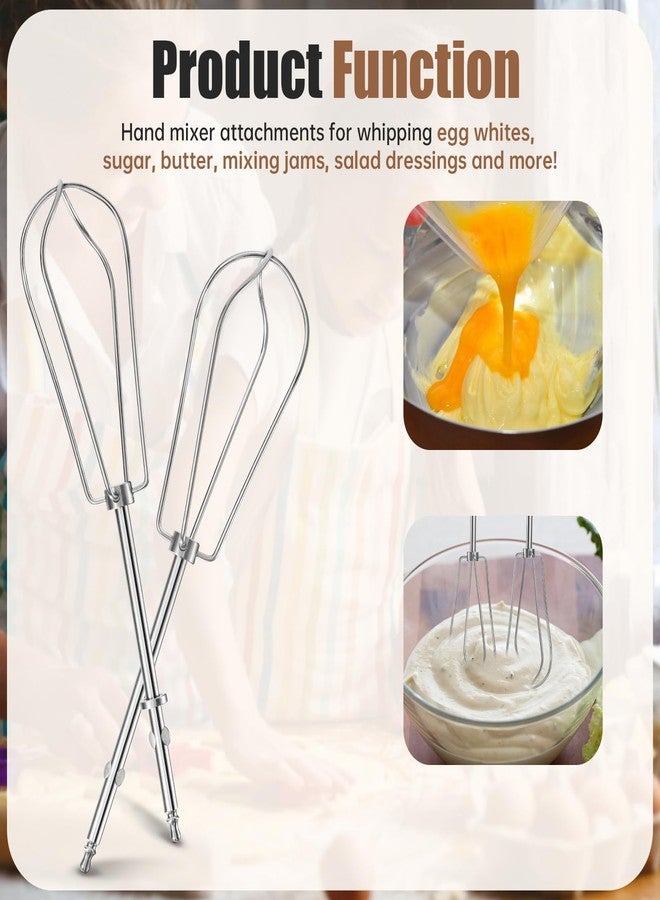 DuckcowsC Replacement Beaters for Cuisinart Hand Mixer CHM-3 CHM-5 CHM-7 HM-50 HM-70 HM-90 HTM-9LT, Hand Blender Replacement Parts CHM-BTR Whisk Attachments - Image 4